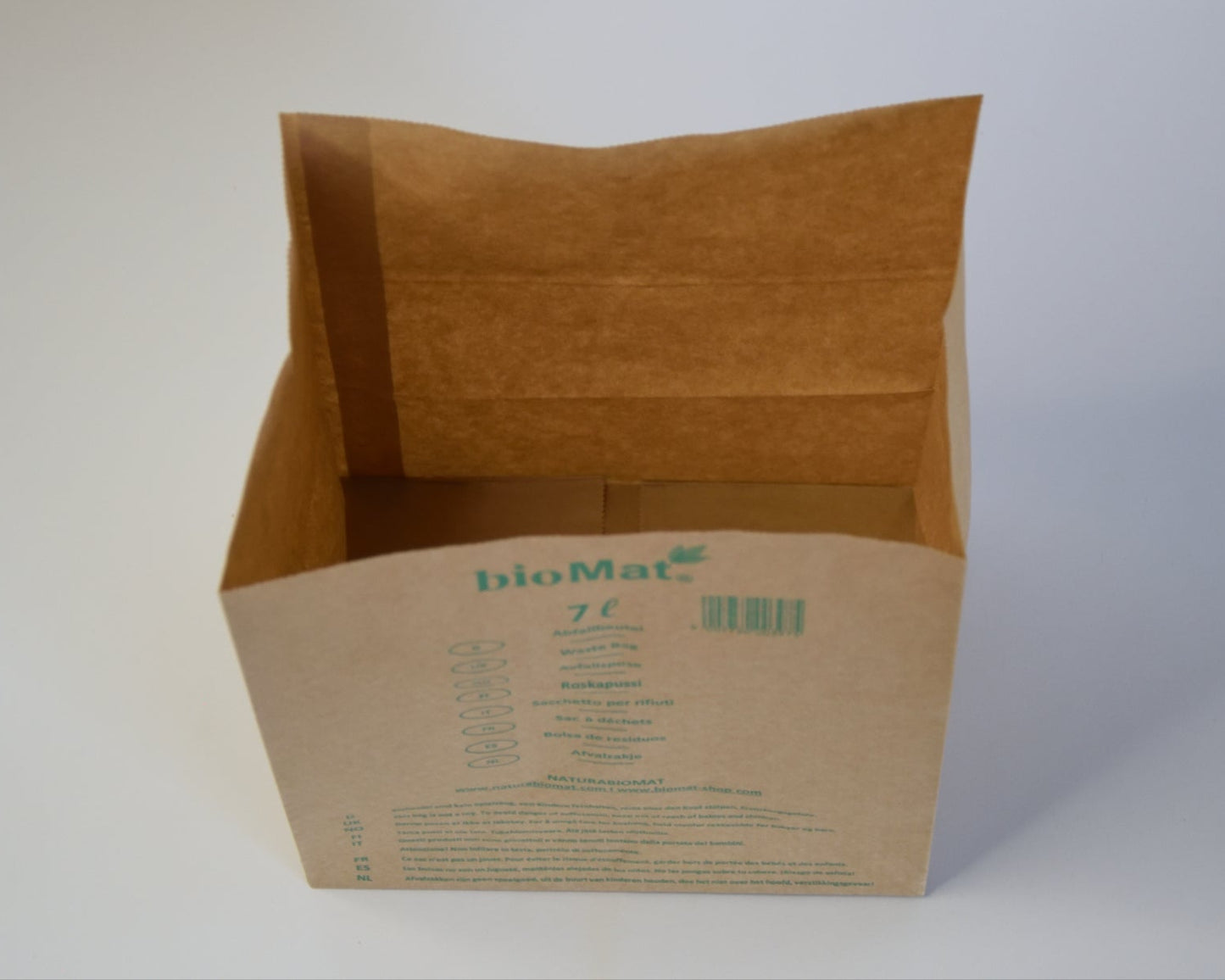 7L - Papirnate vrečke odporne na vlago za biološke odpadke (1 paket)