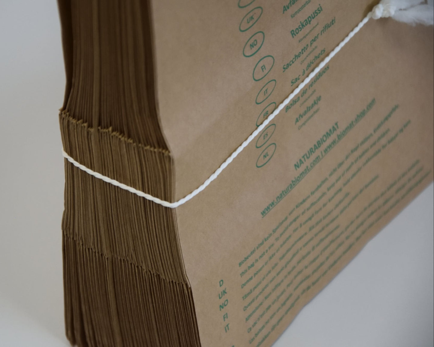 7L - Papirnate vrečke odporne na vlago za biološke odpadke (1 paket)