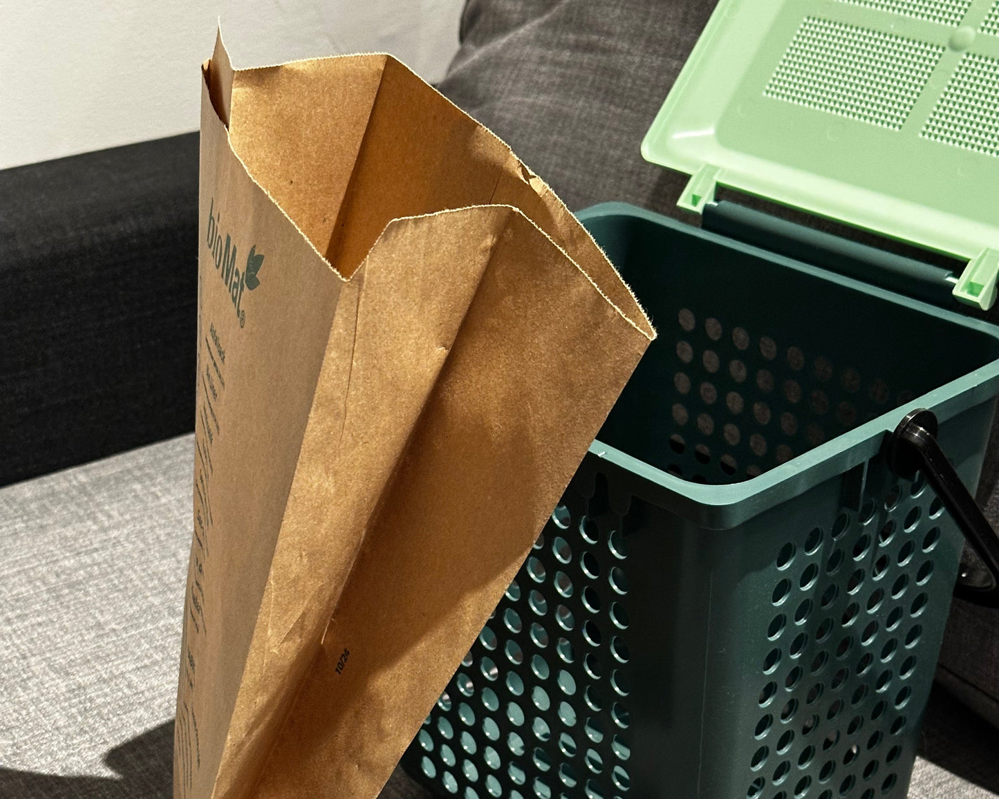 10L - Papirnate vrečke odporne na vlago za biološke odpadke (1 paket)