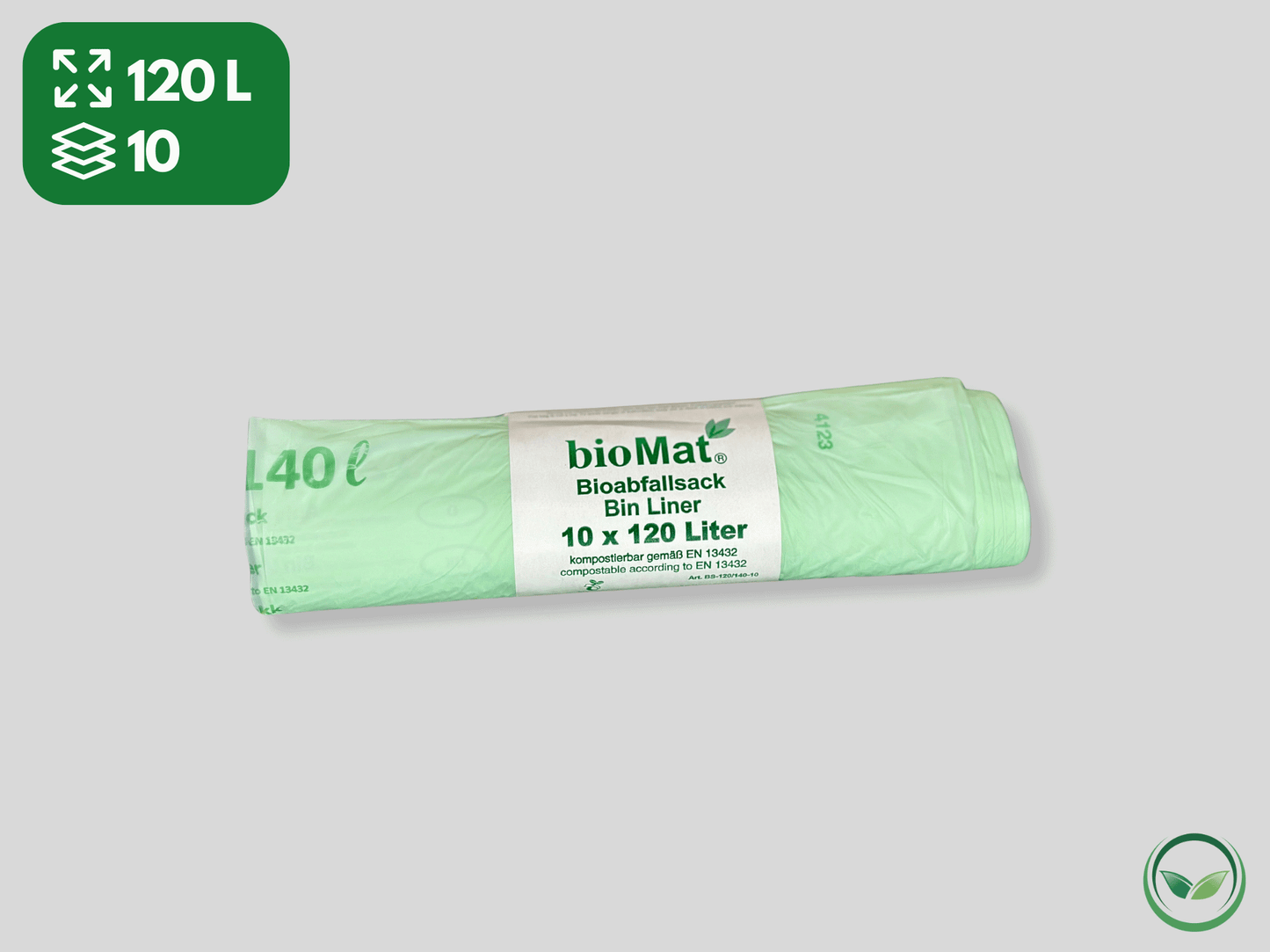 120L - Biorazgradljive vrečke za smeti (1 rola)