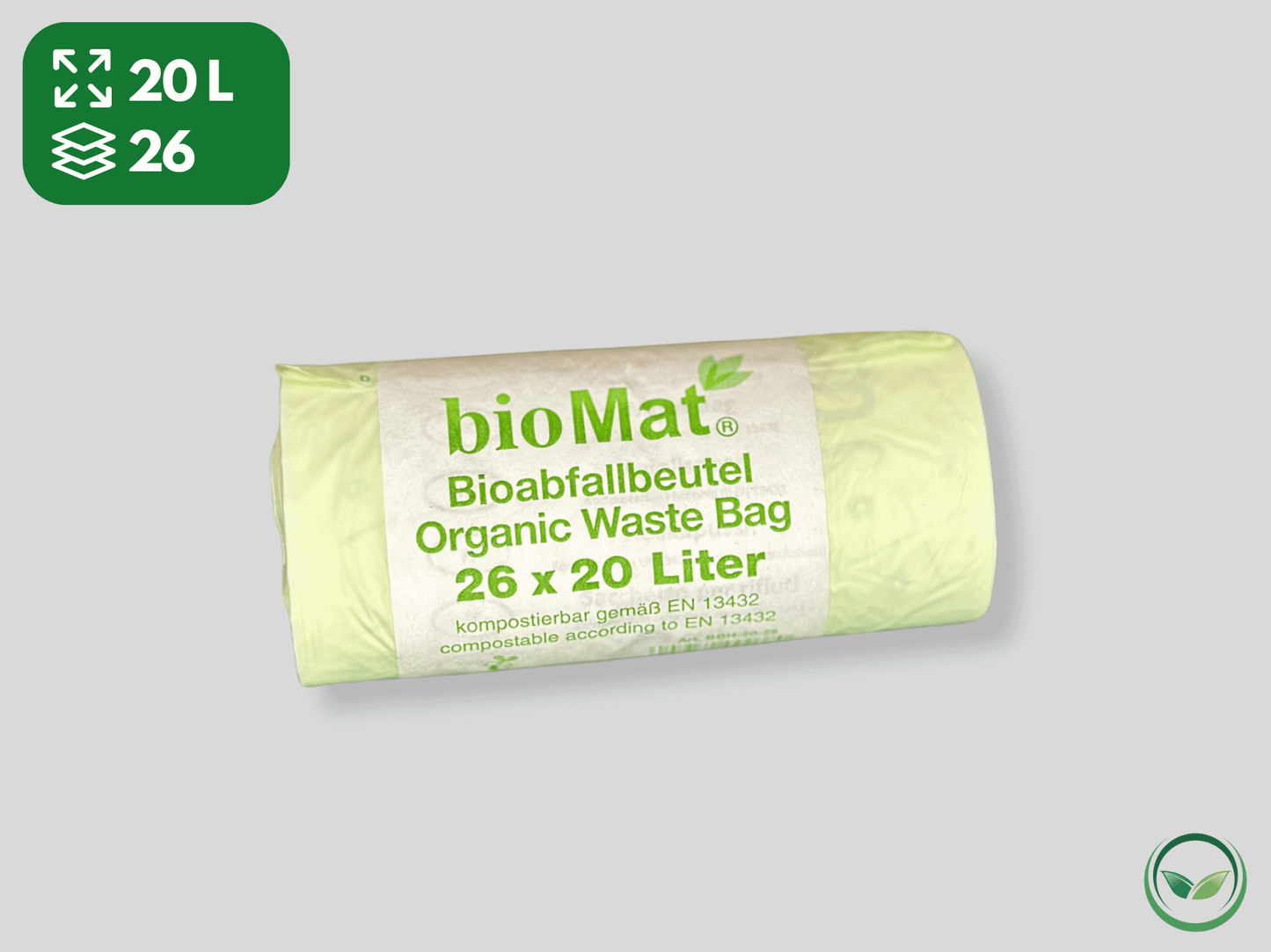 20L - Biorazgradljive vrečke za smeti (1 rola)