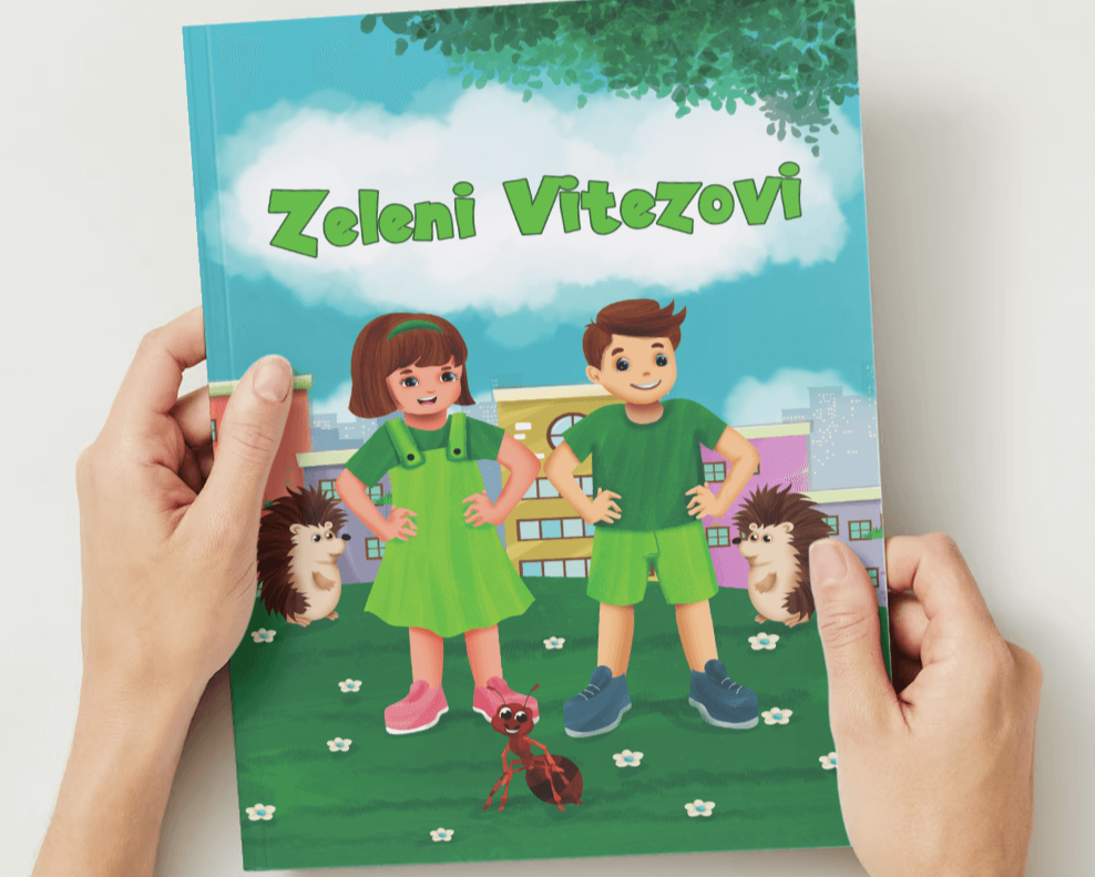 Naslovnica slikovnice Zeleni Vitezovi - Putovanje kroz Recikliranje