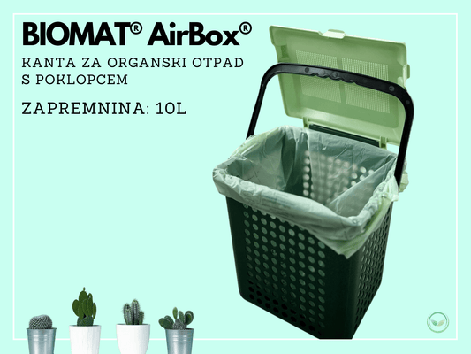 BIOMAT AirBox kanta za organski otpad s poklopcem