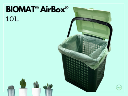 BIOMAT® AirBox® koš za organske odpadke s pokrovom