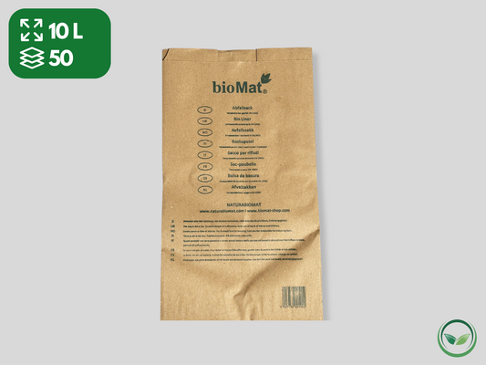 10L - Papirnate vrečke odporne na vlago za biološke odpadke (1 paket)