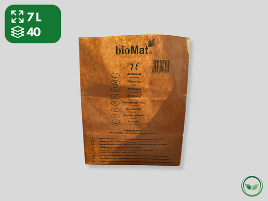 7L - Papirnate vrečke odporne na vlago za biološke odpadke (1 paket)